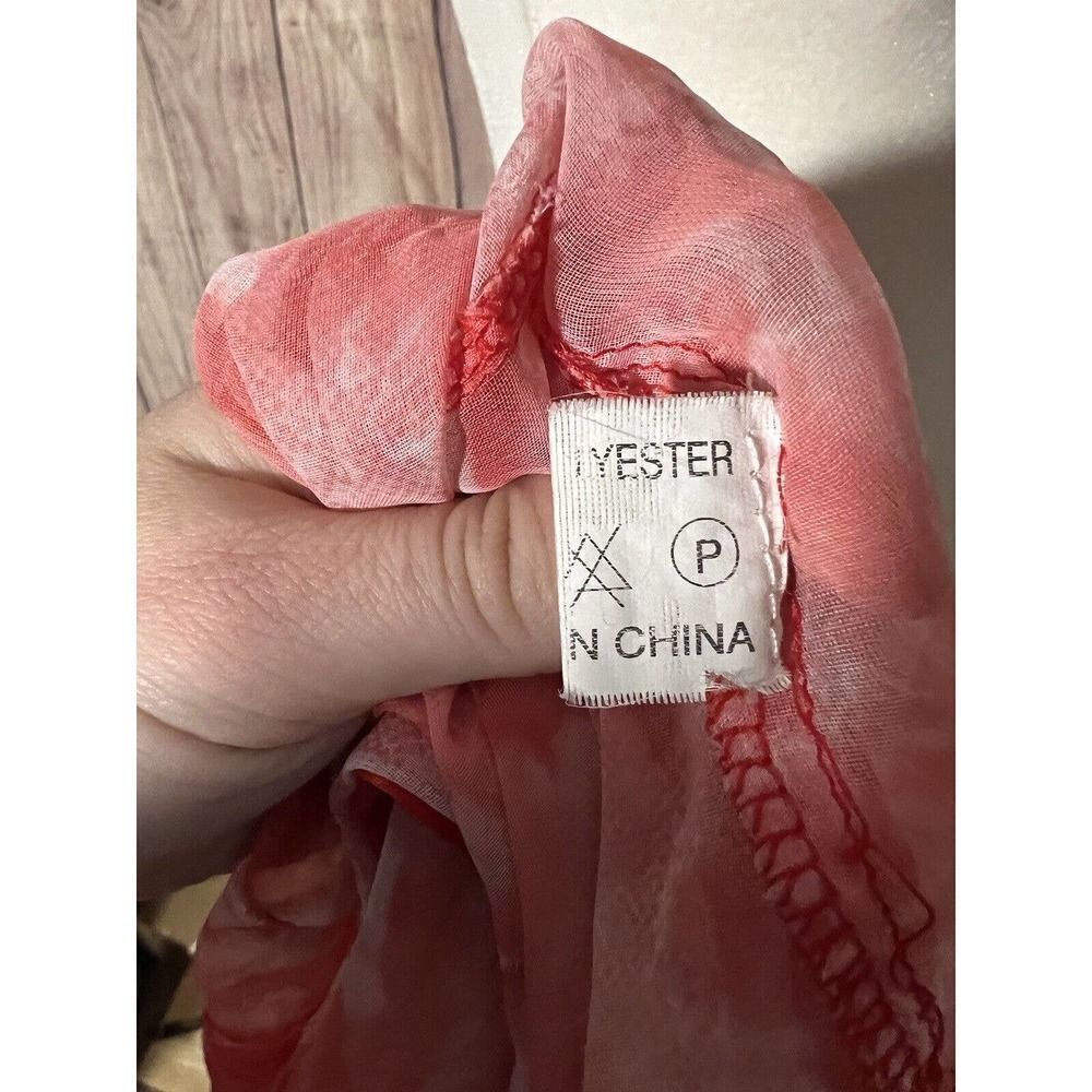 Vintage MSM Fashion Sheer Pink Cardigan - Picture 11 of 11